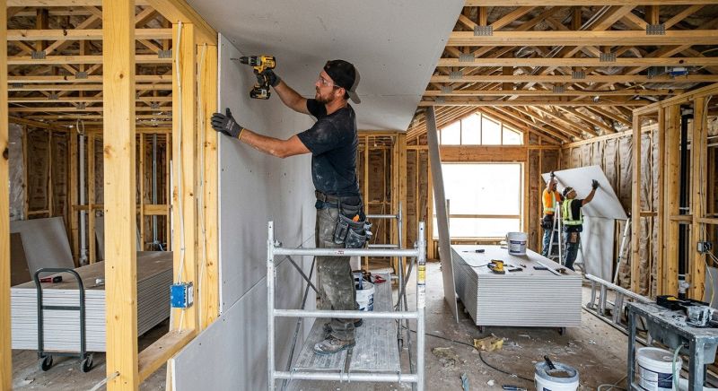 House Drywall Installation in Wilmington, NC
