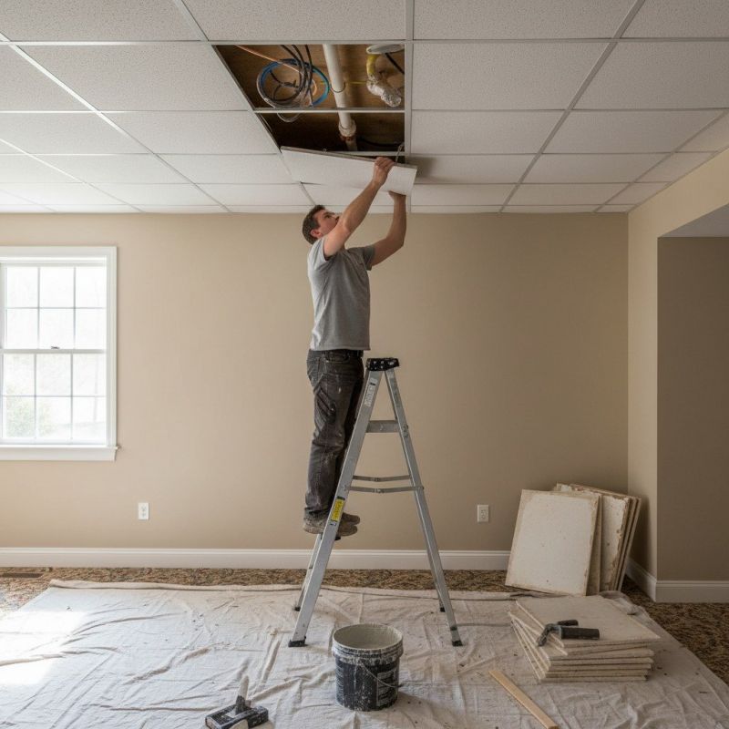 Local Ceiling Hole Repair pros at work